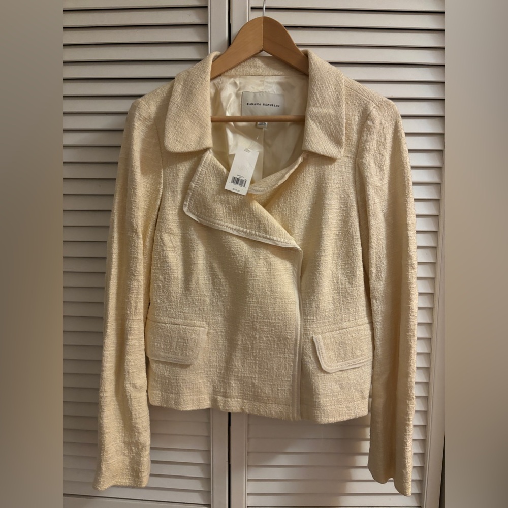 NWT Cream Blazer Jacket